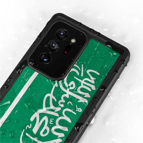 Saudi Arabia Flag Distressed Galaxy Note20 Ultra 5G Waterproof Case